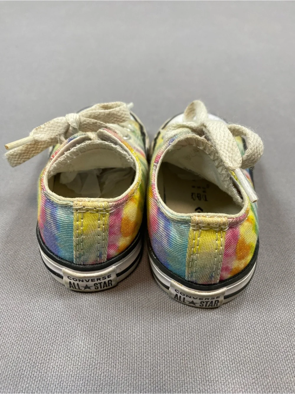 Converse Kids Tie-Dye Canvas Sneakers - White Toe